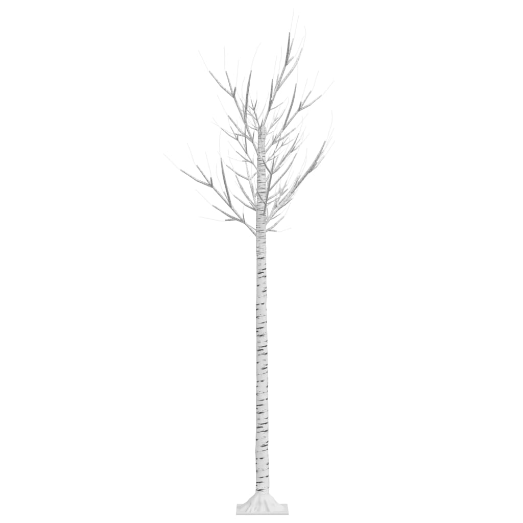 Sapin de noël 180 led blanc froid saule 1,8 m int/ext