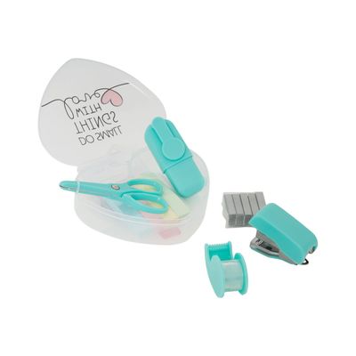 Legami - Mini set de fournitures de bureau - 6 pièces - plastique