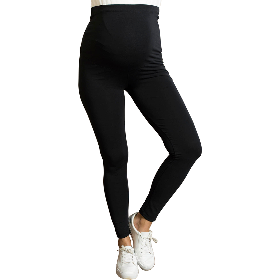 M.M.C. Umstandsleggings Komfortabel Schwarz