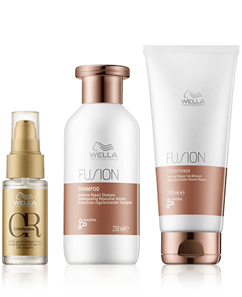 Wella Professionals Fusion Set mit Intense Repair Shampoo 250ml-200ml-30ml