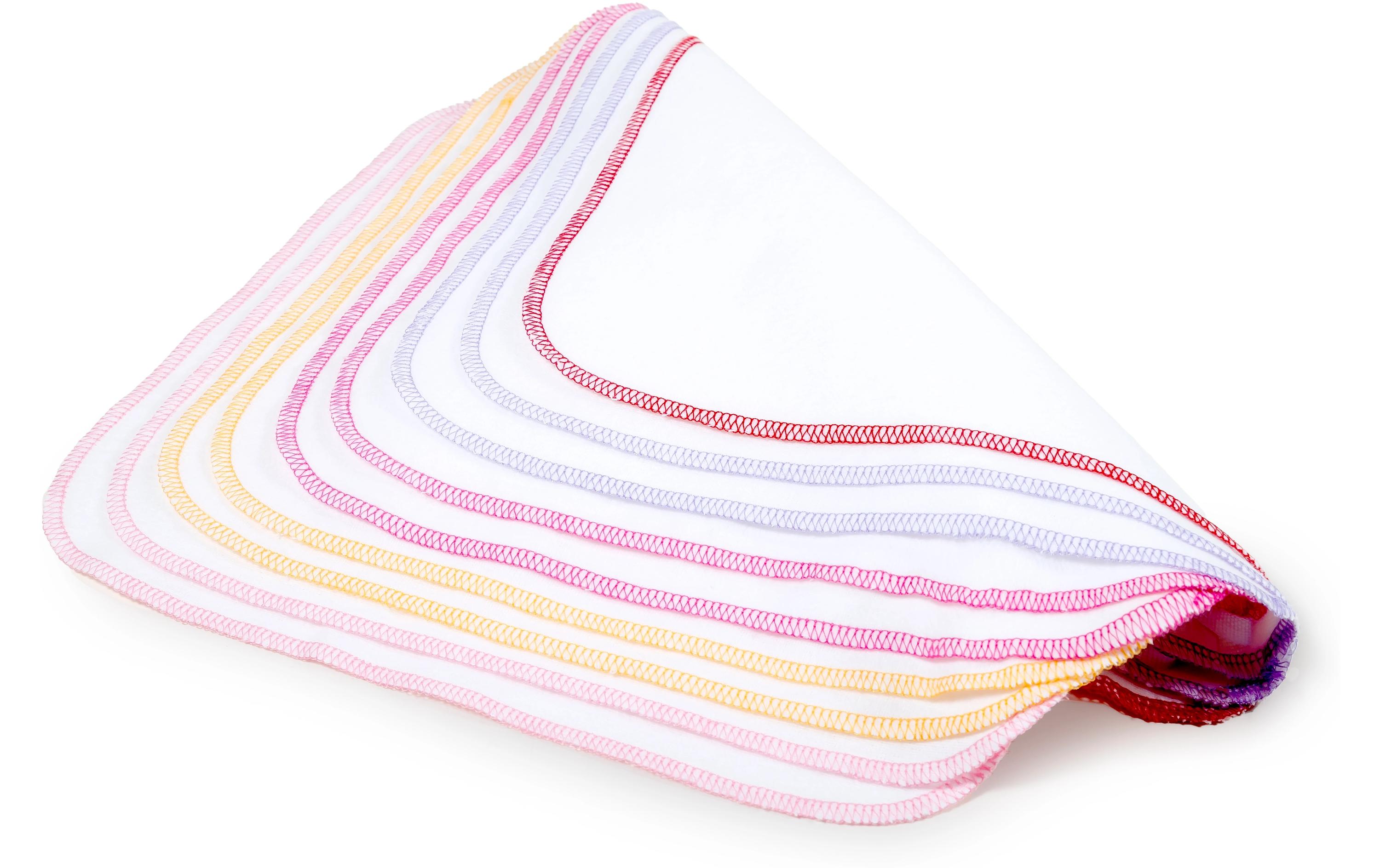 Moltonwaschlappen 9-er Set 30 x 30 cm, RosaKinderwaschlappen