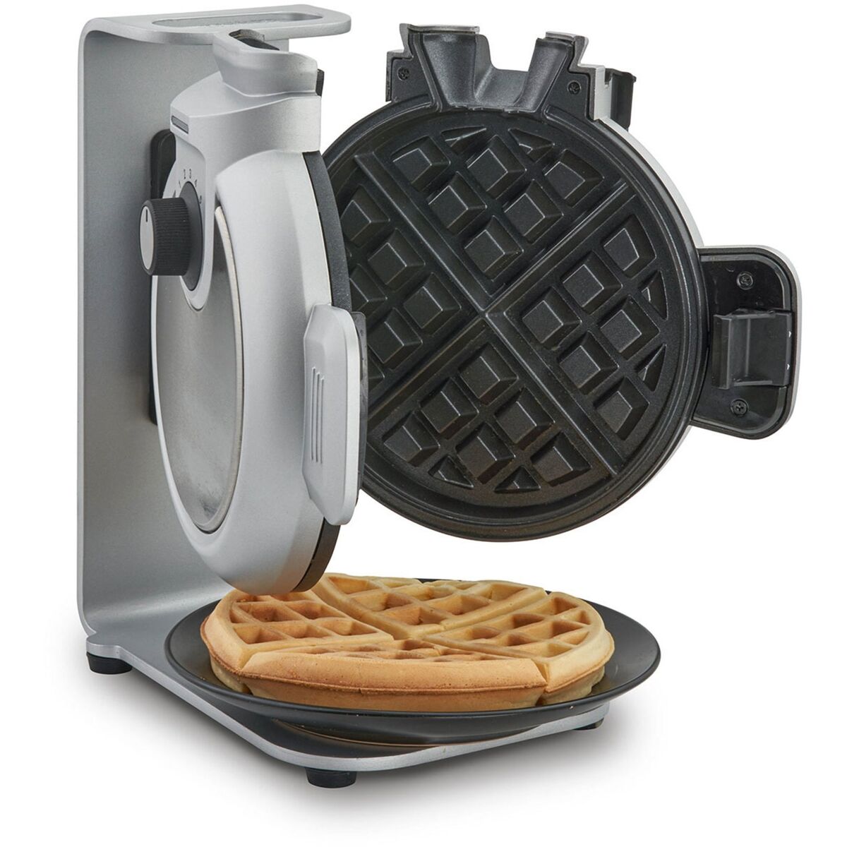WaffleUp belgisk vaffeljern Ø18, stål/svart