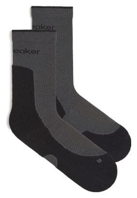 Chaussettes Icebreaker Merino Hike  Light Crew Noir Femme