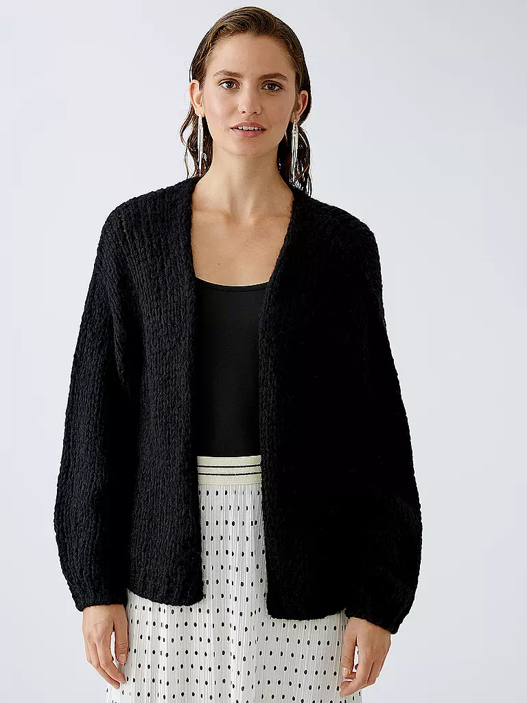OUÍ Strickjacke schwarz