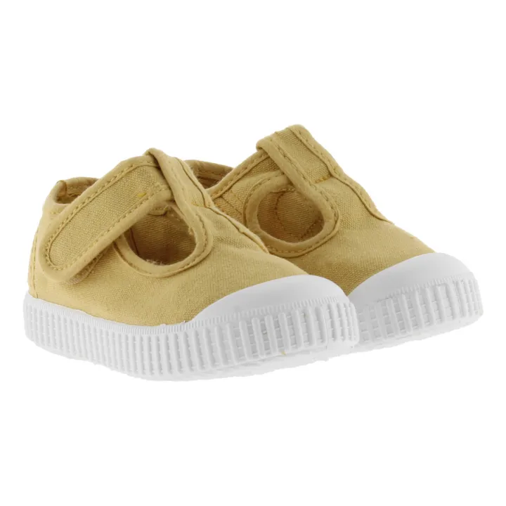 Victoria Baskets Scratchs Sandalia Tira Lone | Jaune