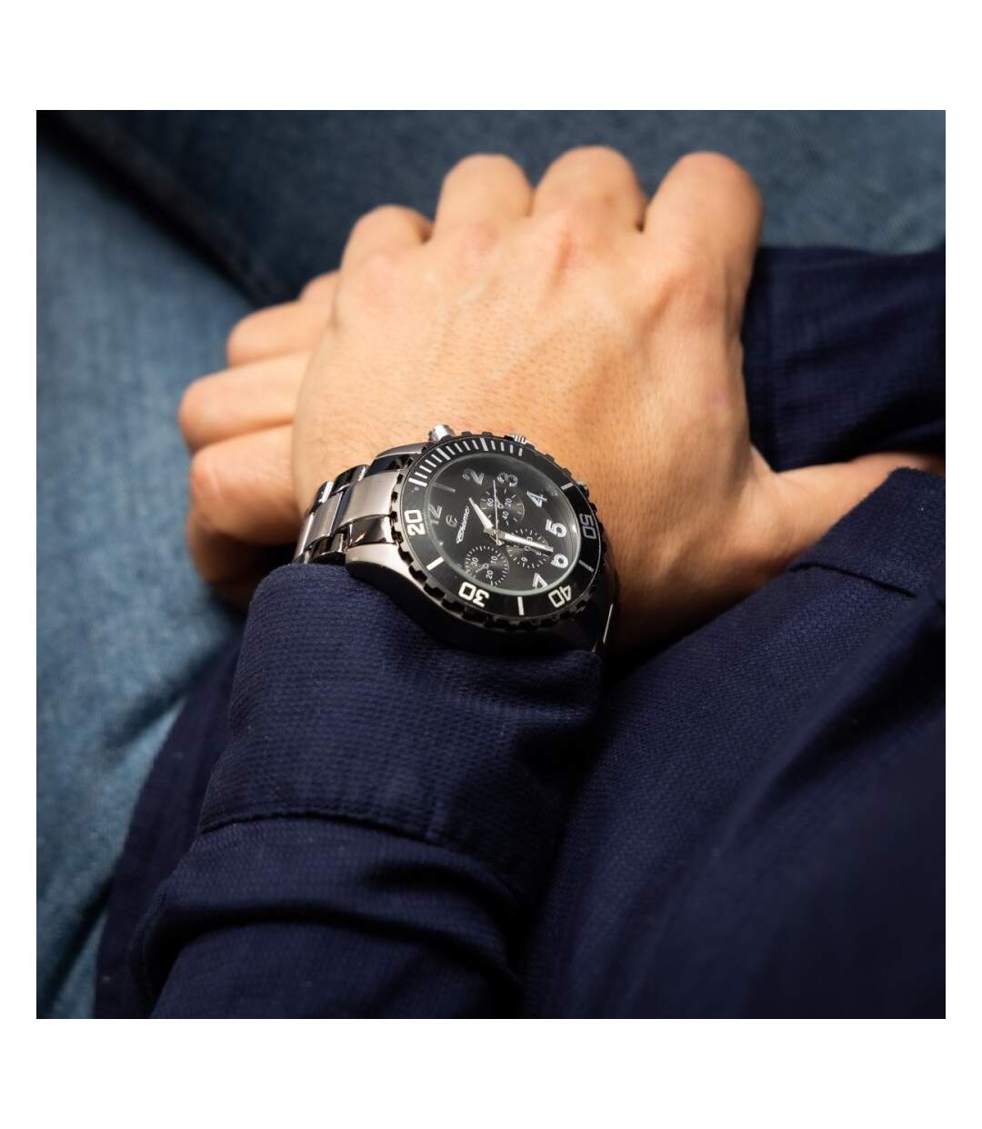 Montre d'Homme Bracelet Métal CHTIME