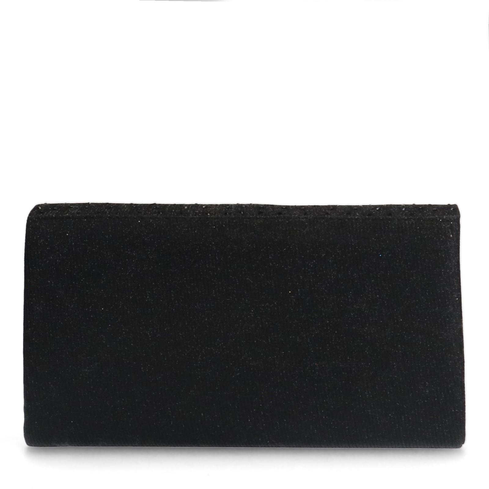 Zwarte glitter clutch