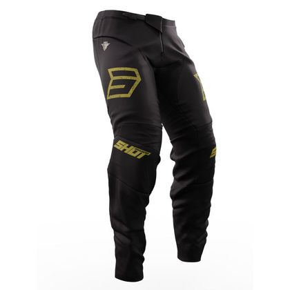 Pantalon cross Shot DEVO - ARMY 2023 - Noir / Jaune