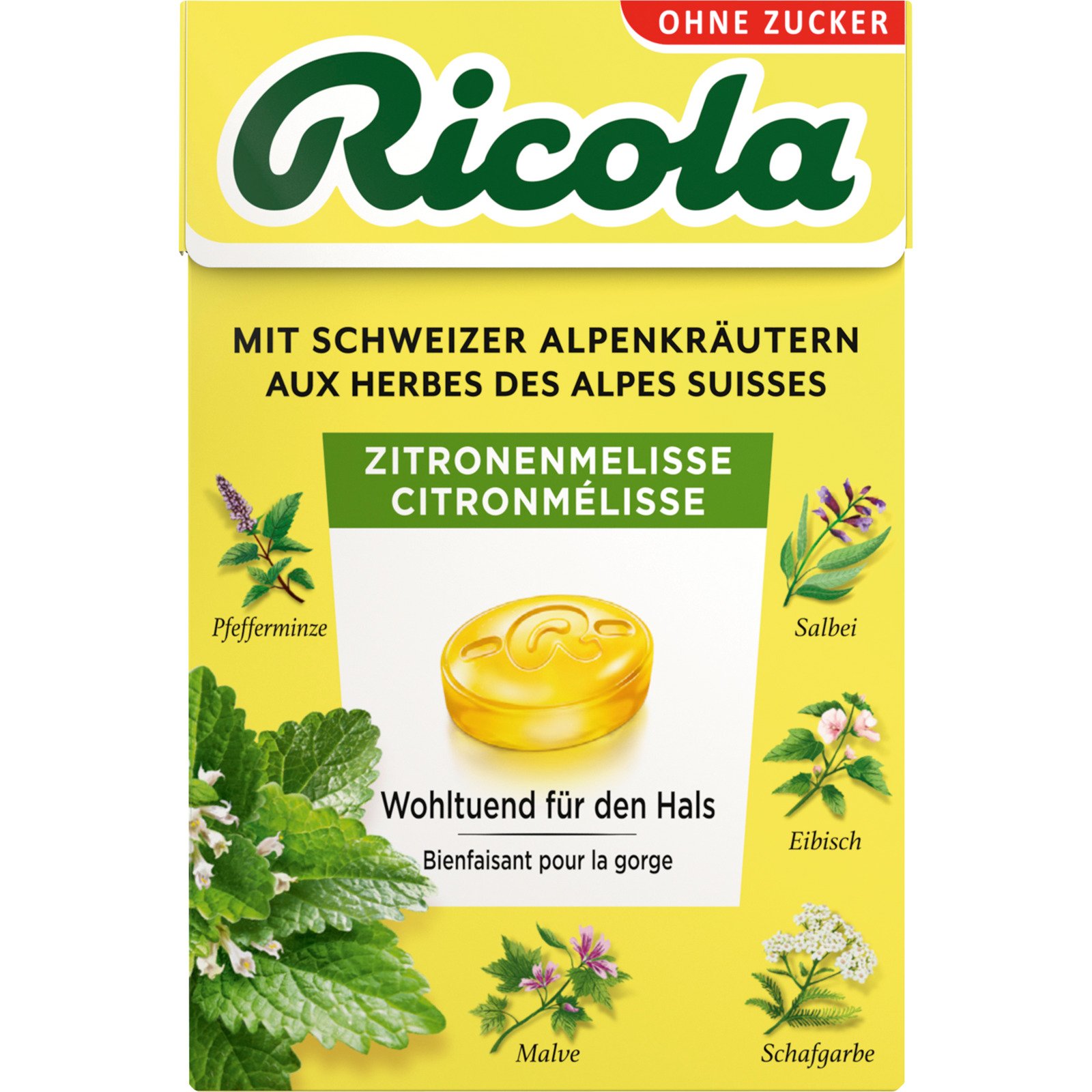 Ricola Zitronenmelisse o.Z. Box 50g