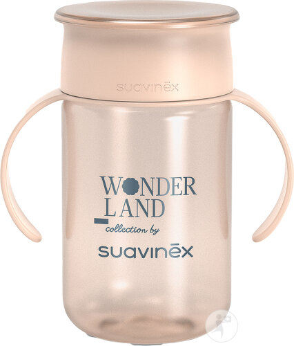 Suavinex Tasse 360° +12m 340ml Wonderland Rose 1 Pièce