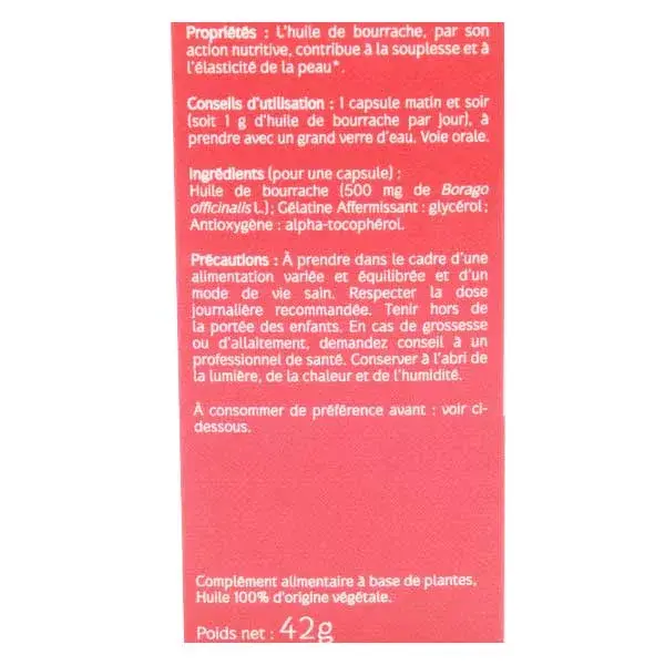 Naturactive Bourrache 60 capsules
