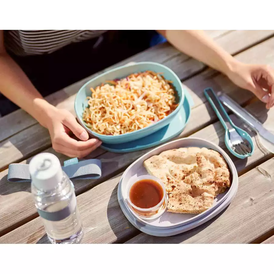 Mepal Lunchbox Duo Ellipse 825 + 600 ml hellblau