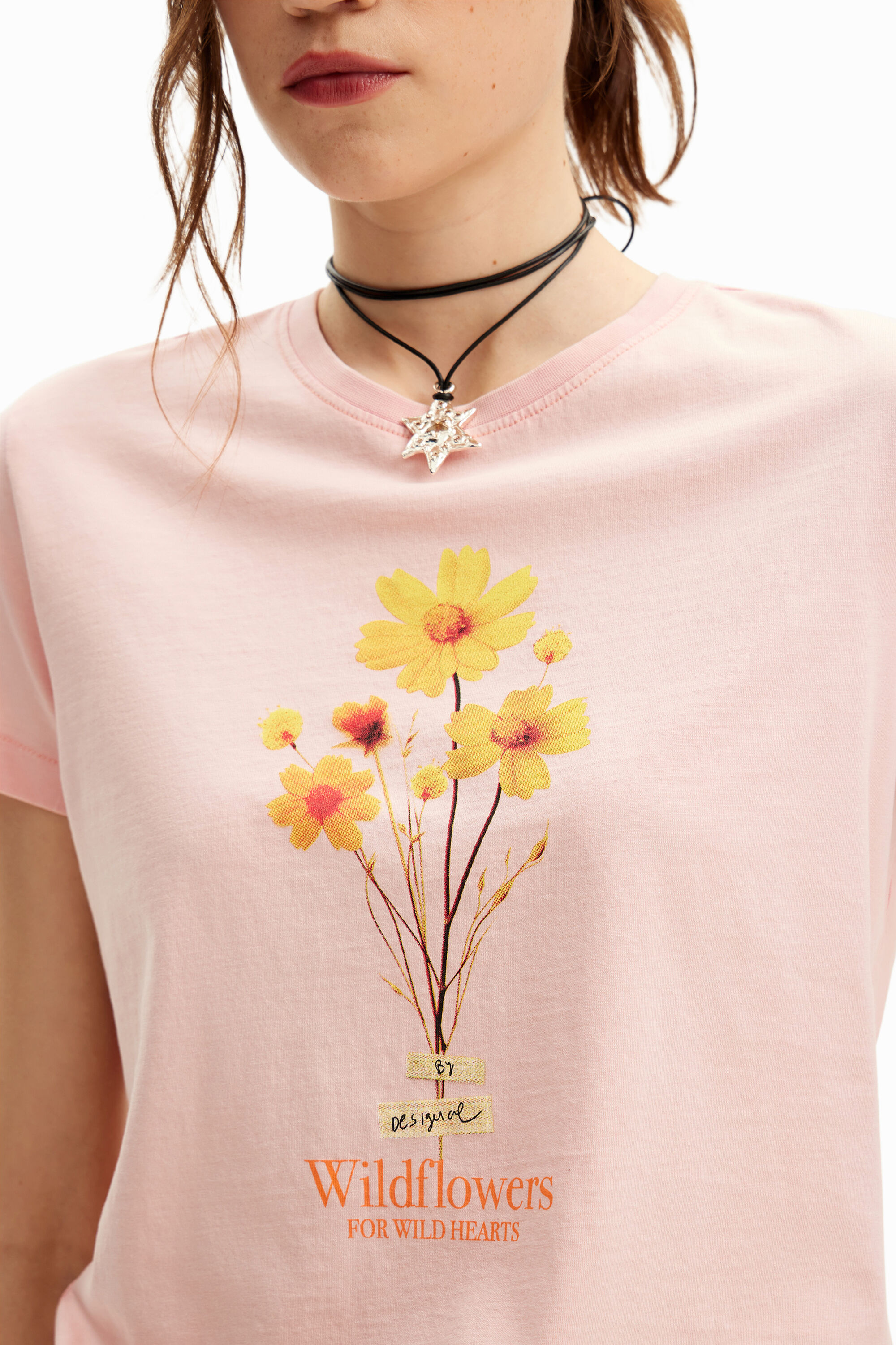 Camiseta com estampa de Margarita