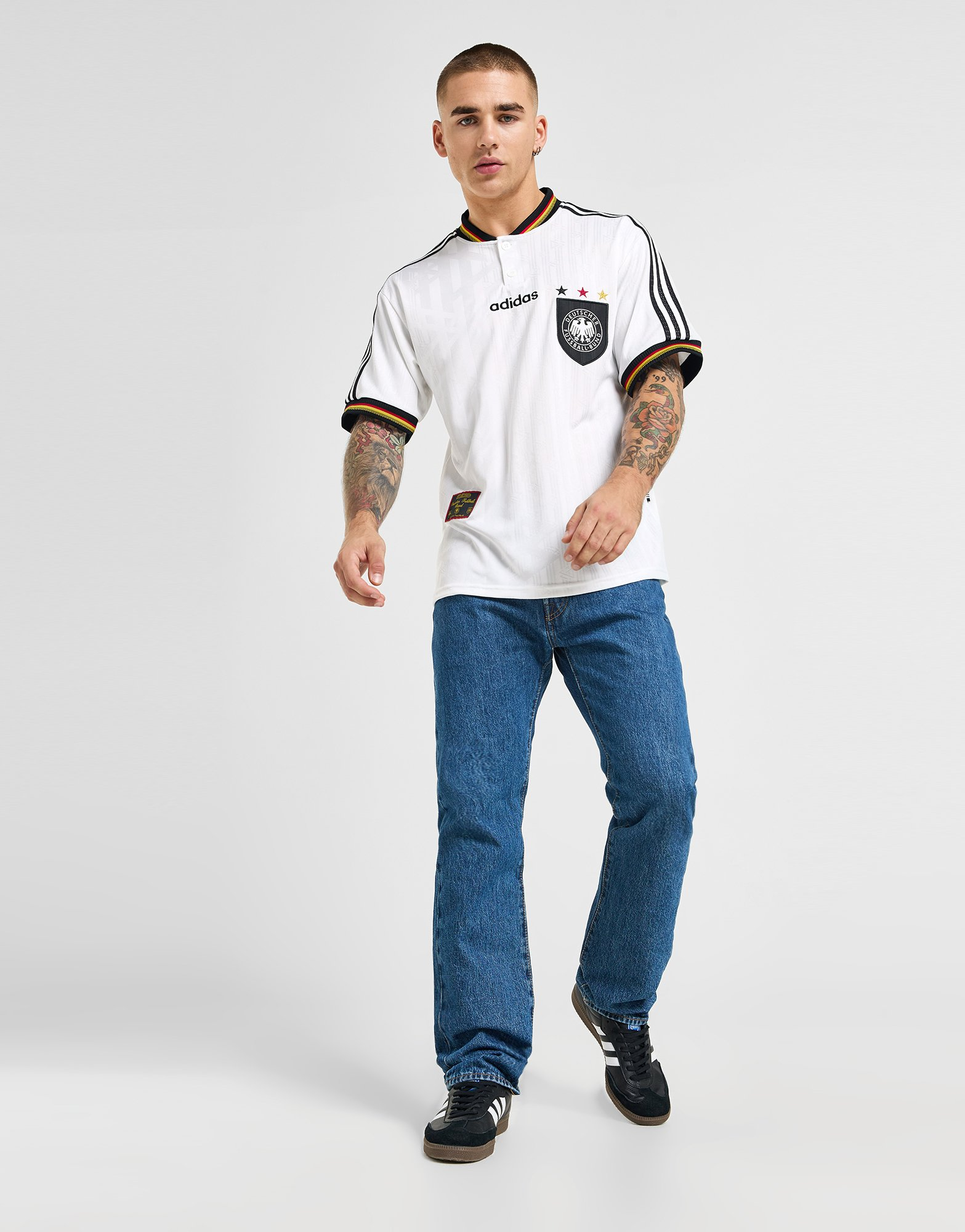 adidas Maillot Domicile Allemagne 1996