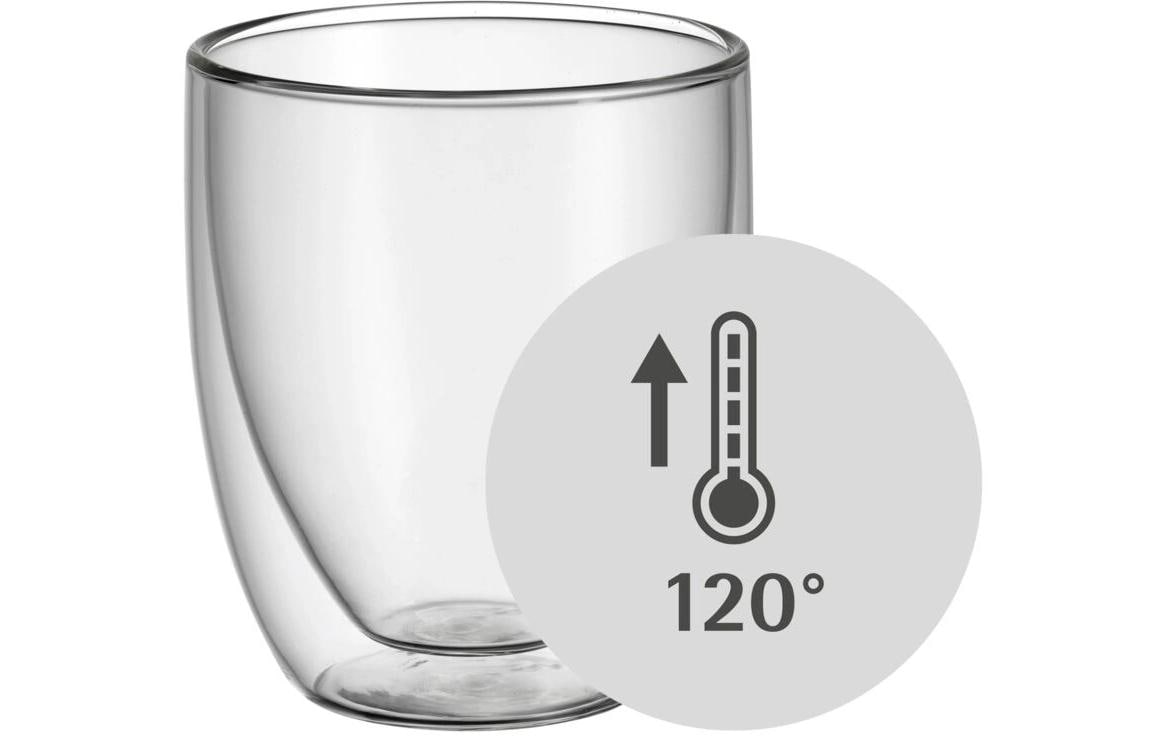 Cappuccinotasse Kult 250 ml, 2 Stück, TransparentThermogläser-Set