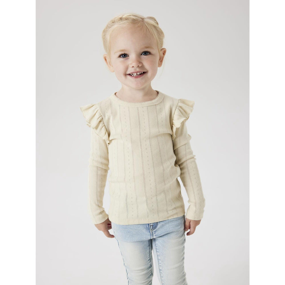 Køb Name It Summer Sand Julia Slim Bluse Noos