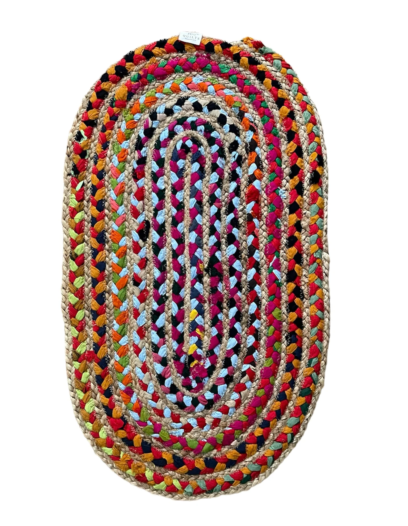 Jou Quilts  Jou Jute dørmåtte, mix - 70x40 cm.