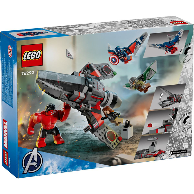 LEGO® Marvel Super Heroes 76292 - Showdown zwischen Captain America und Red Hulk