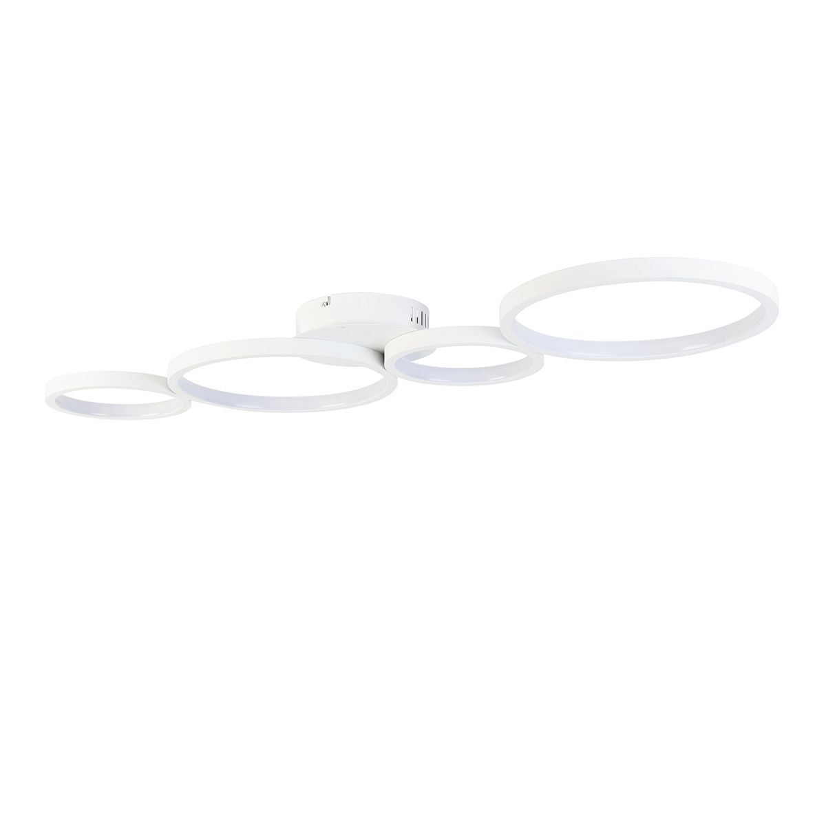 Plafondlamp wit incl. LED 3 staps dimbaar 4-lichts - Lupolo