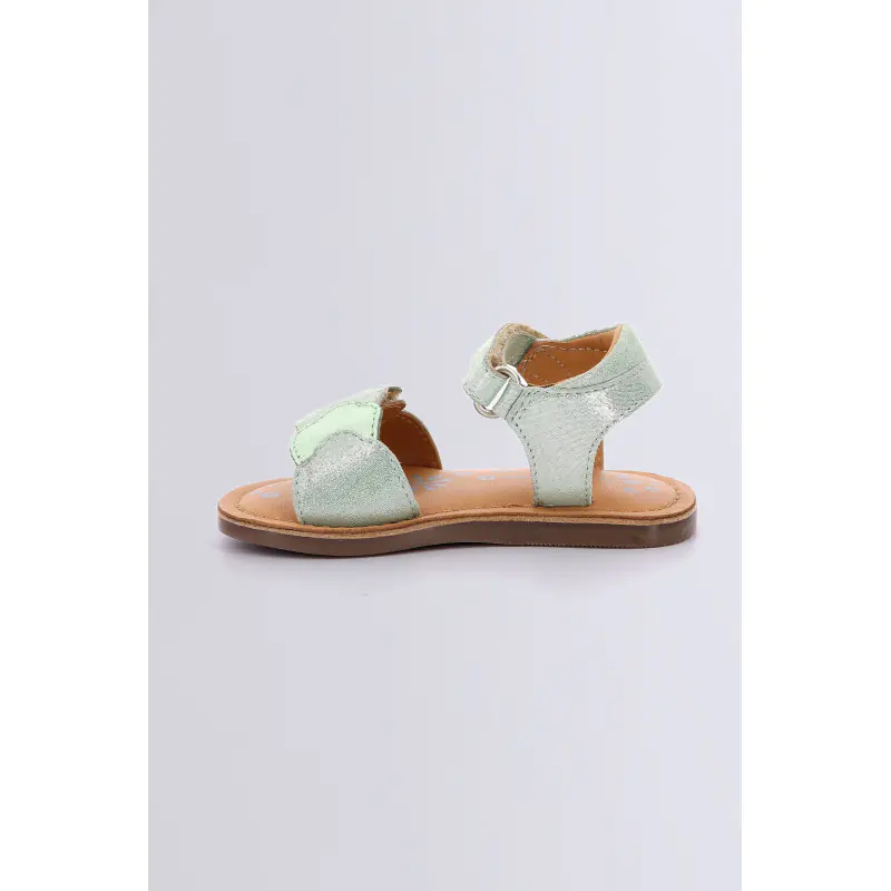 Dyastar Vert clair SANDALES Cuir  Fille