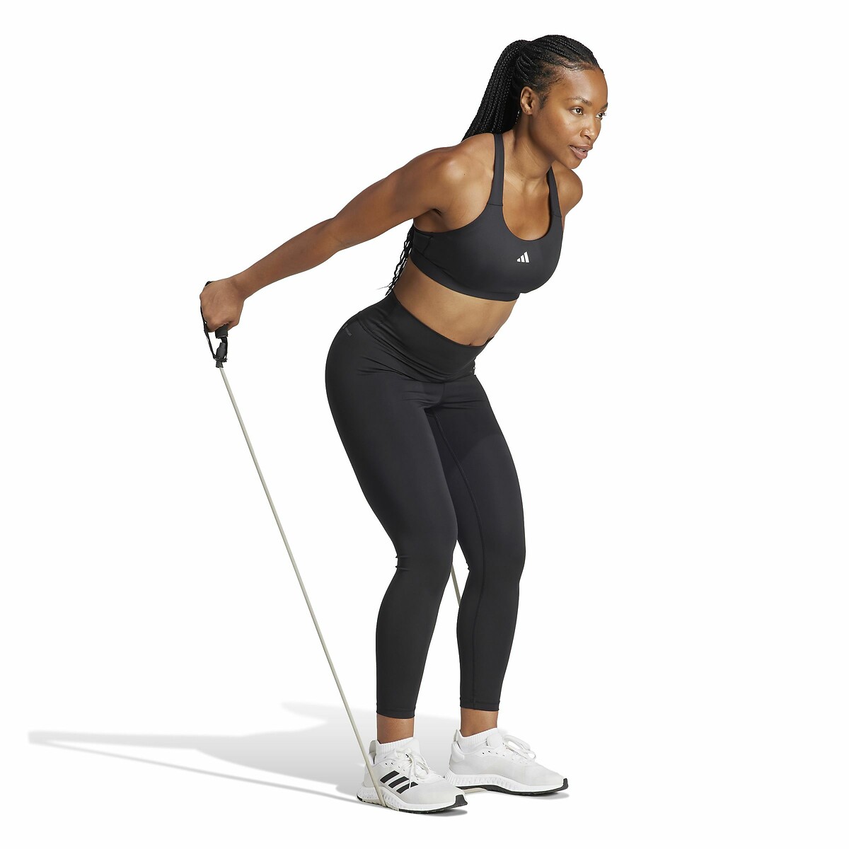 Sutiã esportivo adidas Performance, com alto suporte.