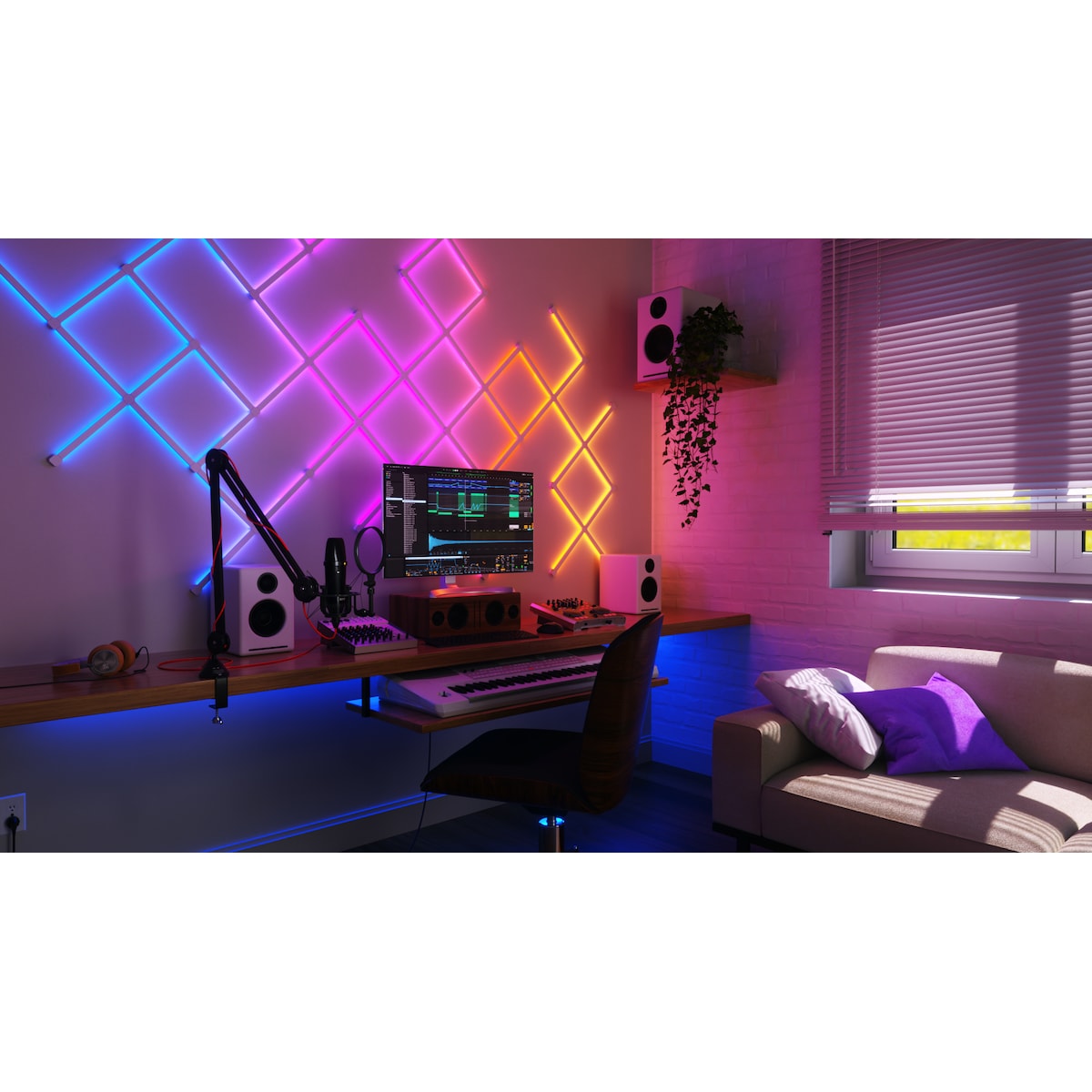 Nanoleaf Lines Squared utvidelsespakke  NL59E00-3SN00