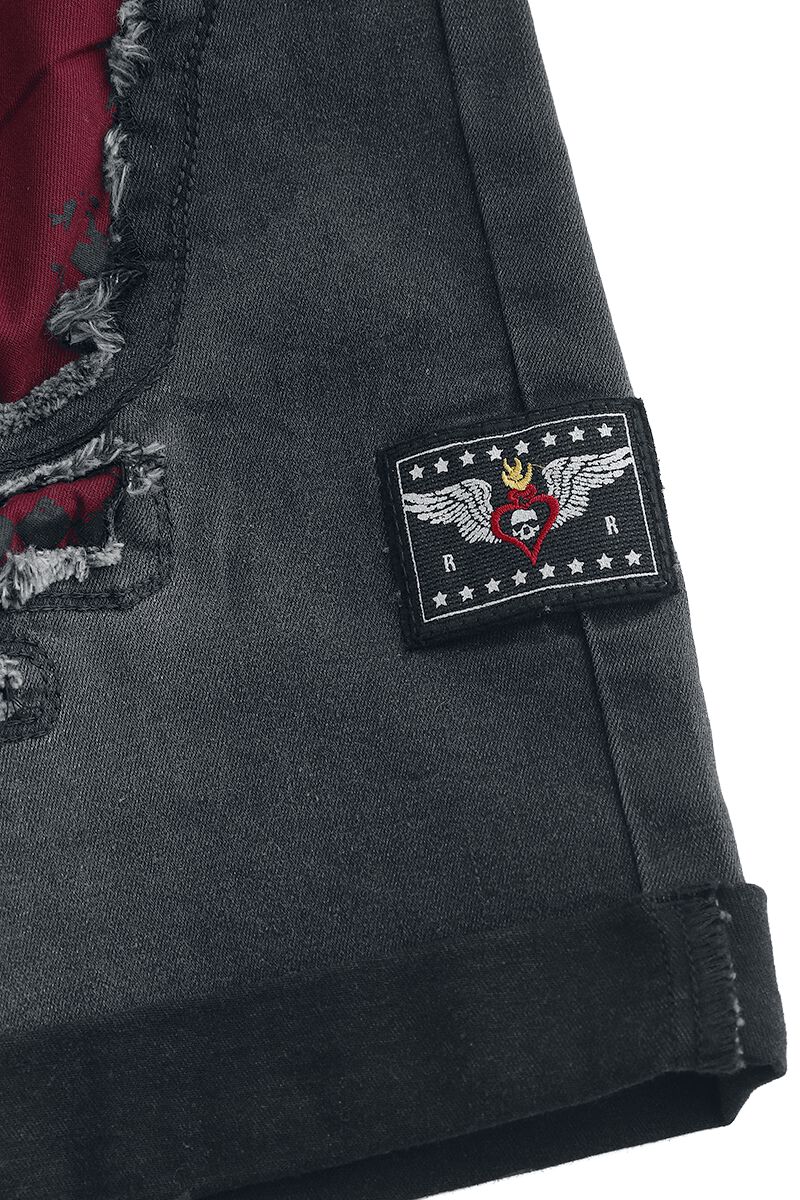Short Délavé | Rock Rebel by EMP Short