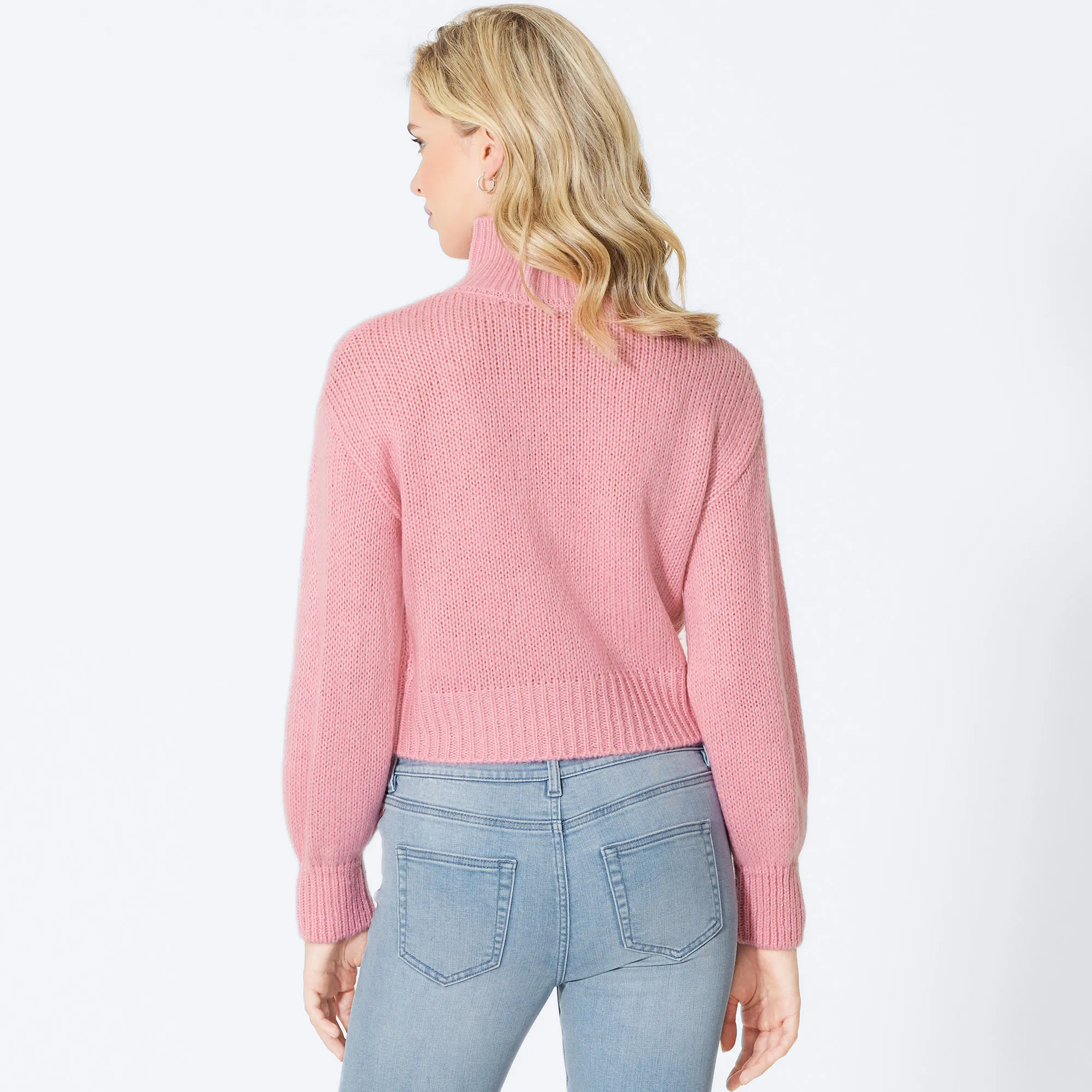 Damen-Pullover mit Troyer-Kragen