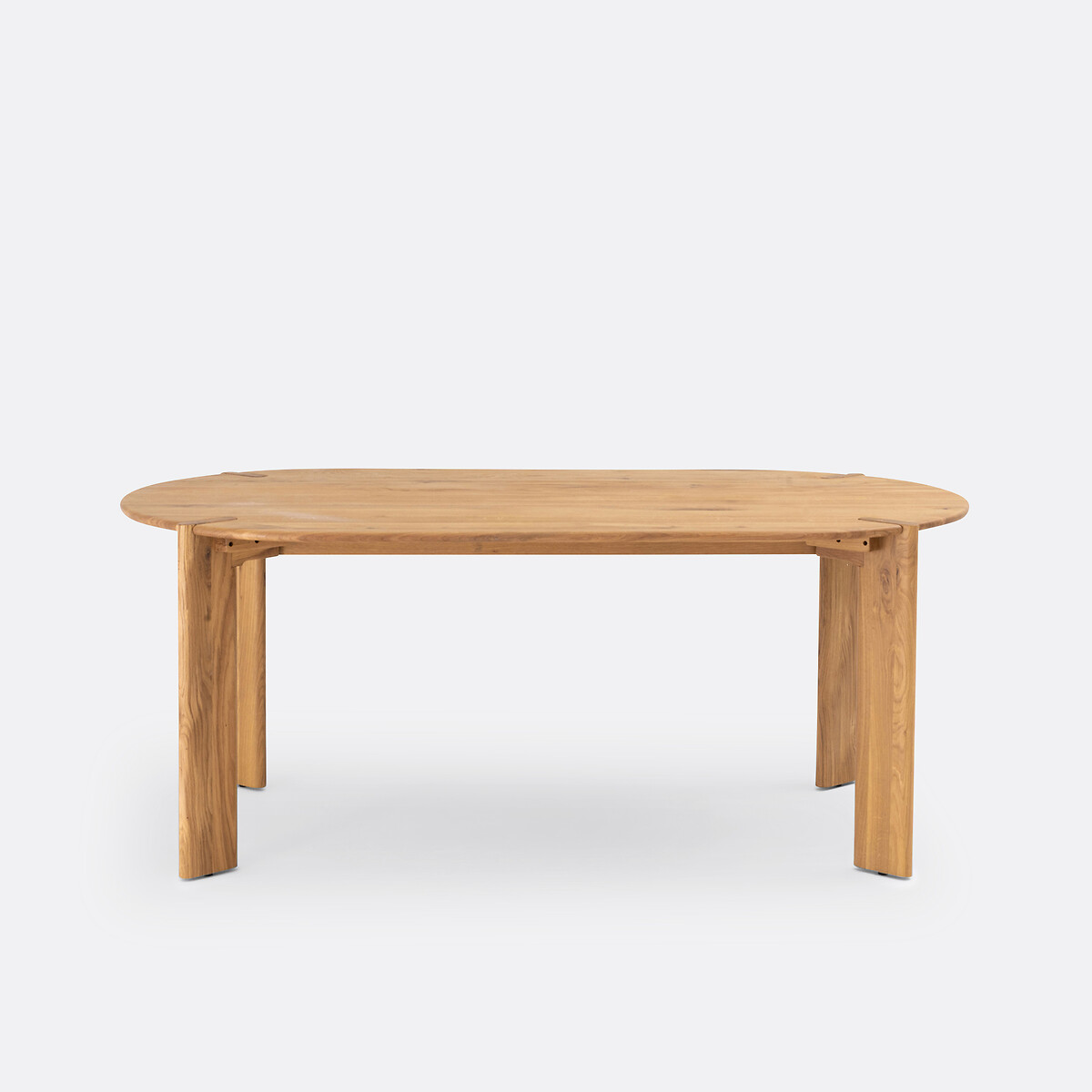 LA REDOUTE INTERIEURS<br>Mesa em carvalho maciço, 6/8 pessoas, Elmo