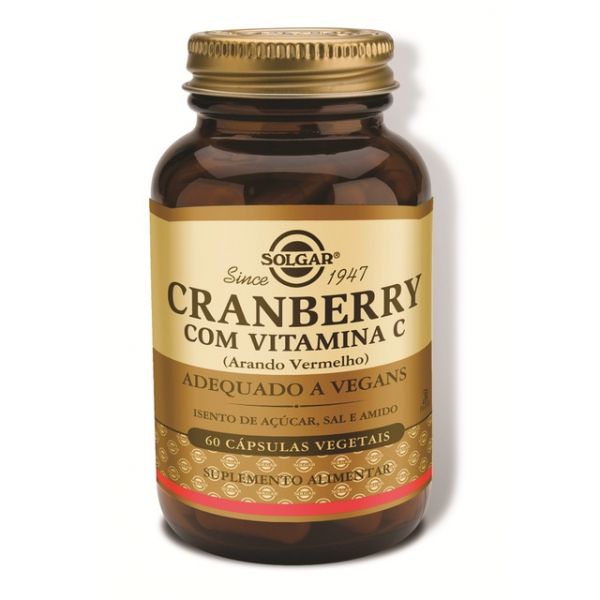 Solgar Cranberry with Vitamin C 60 Cápsulas