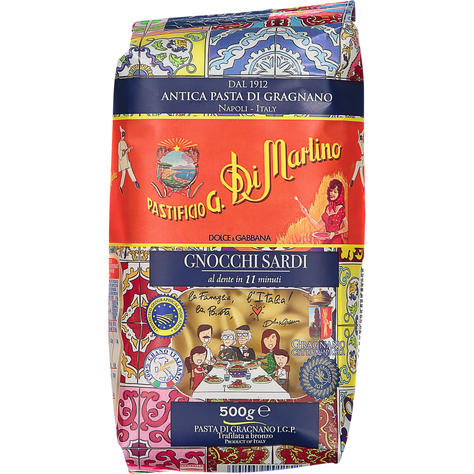 Pasta di Martino Gnocchi Sardi D&G 500 g
