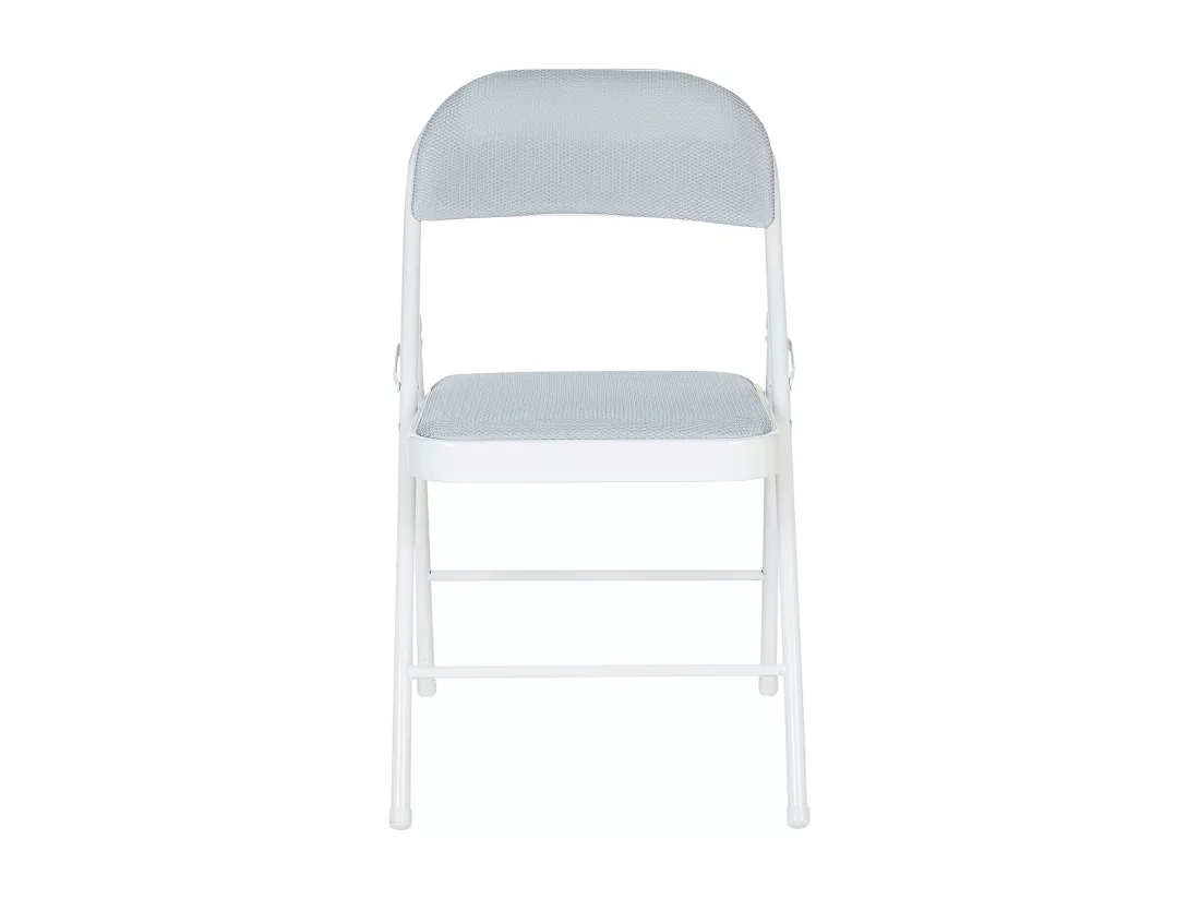 Lot de 4 chaises pliantes SPARKS Gris clair