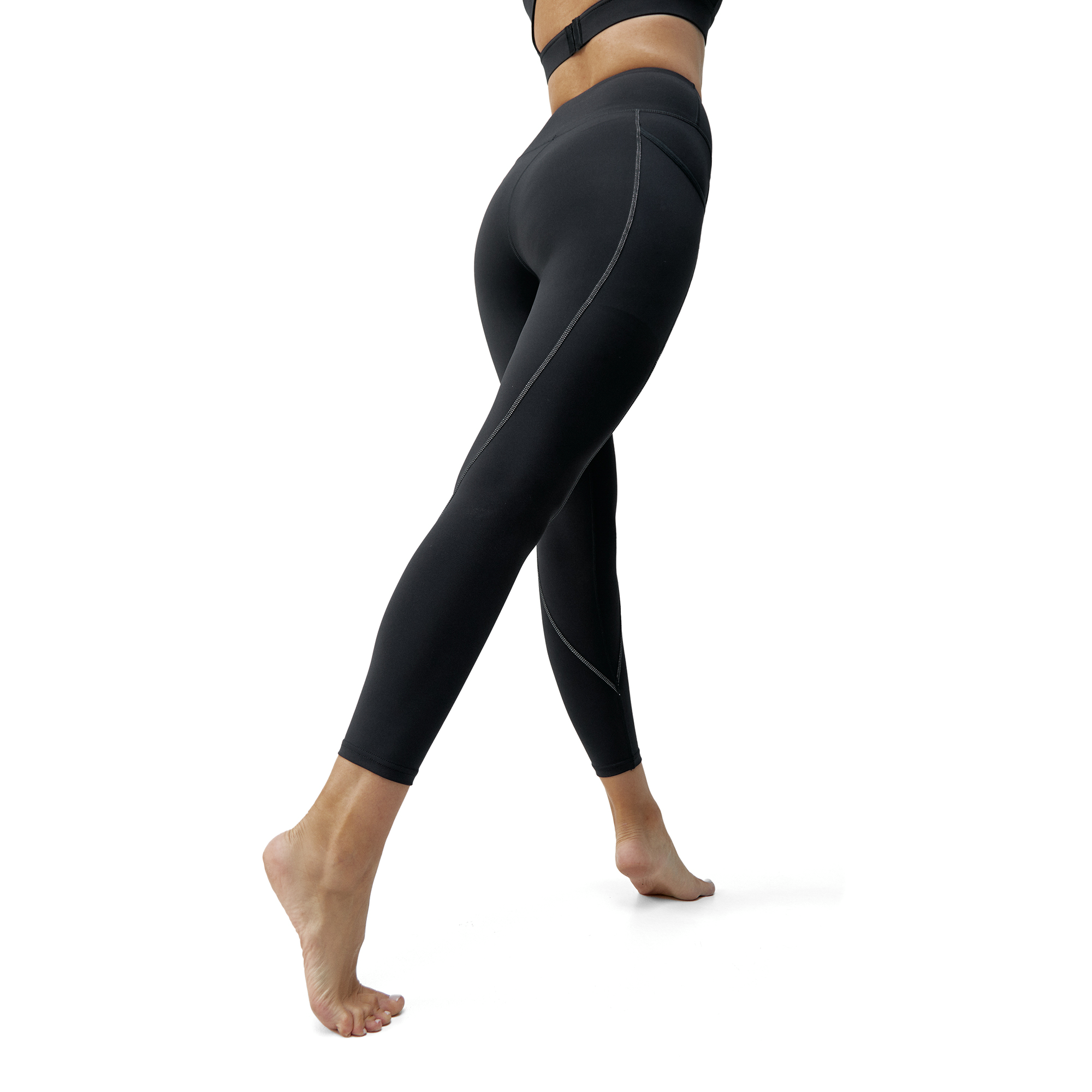CAROLE - Legging carole à motifs réfléchissants | Noir