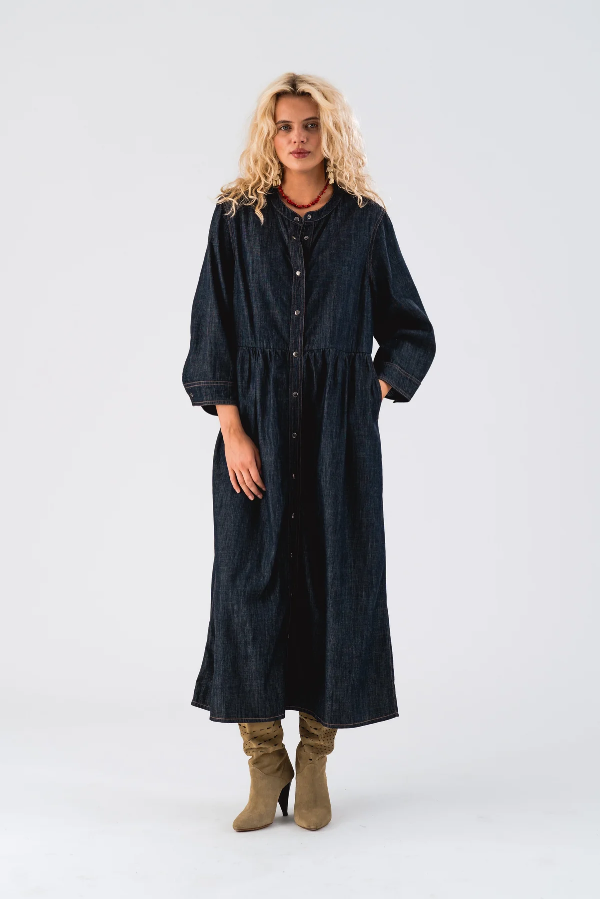 Lollys Laundry Aliyall Maxi Dress Ls