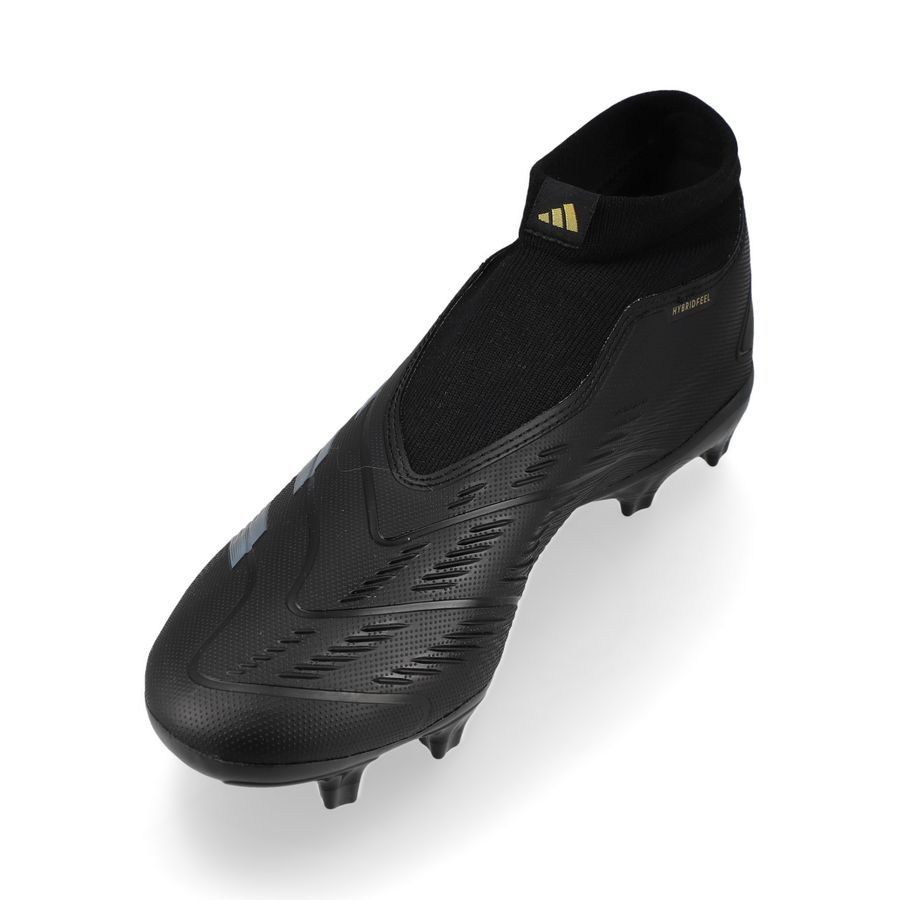 adidas Predator League Laceless FG Dark Spark - Noir/Gris/Doré