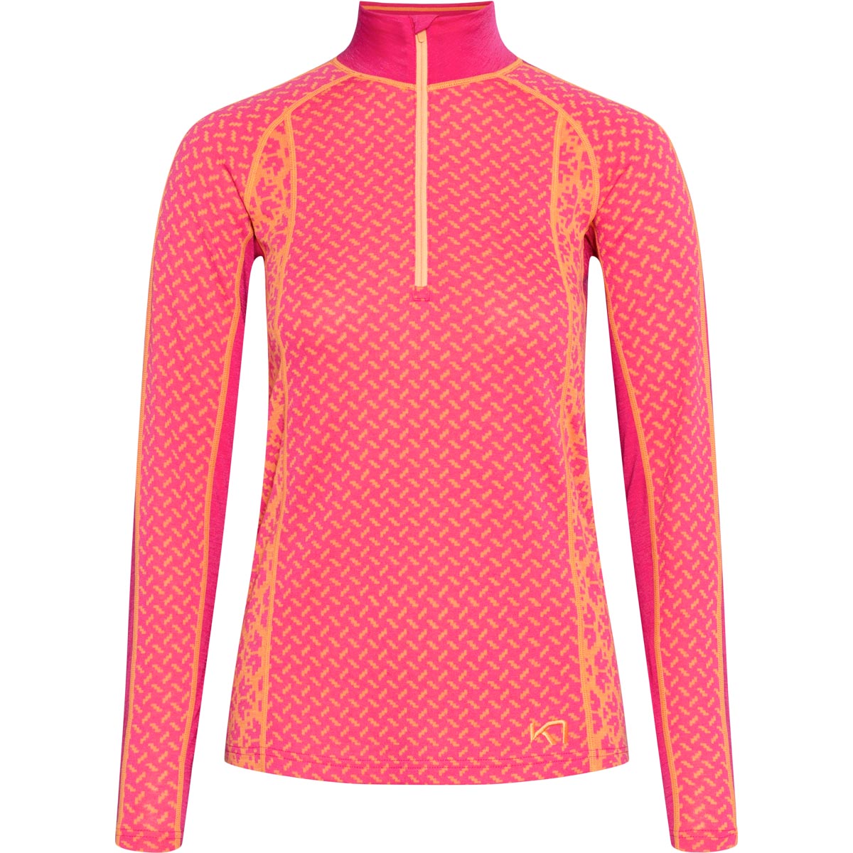 Kari Traa Lekker Merinould 1/2 Zip Skiundertrøje Dame