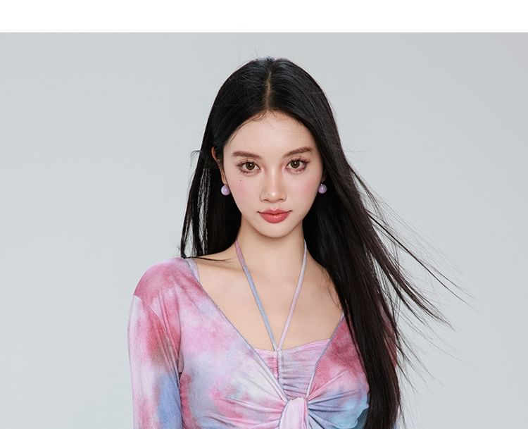 Tiaramond - Set: Tie Dye zwemjurk + top