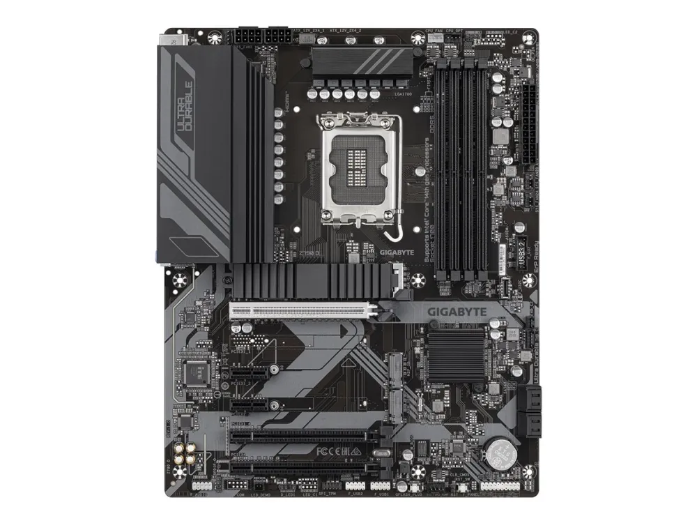 Gigabyte Z790 D - 1.0 - bundkort - ATX - LGA1700 sokkel - Z790 Chipset - USB 3.2 Gen 1, USB-C 3.2 Gen2, USB-C 3.2 Gen 1, USB 3.2 Gen 2 - 2.5 Gigabit LAN - onboard grafik (CPU påkrævet) - HD Audio (8-kanaler)