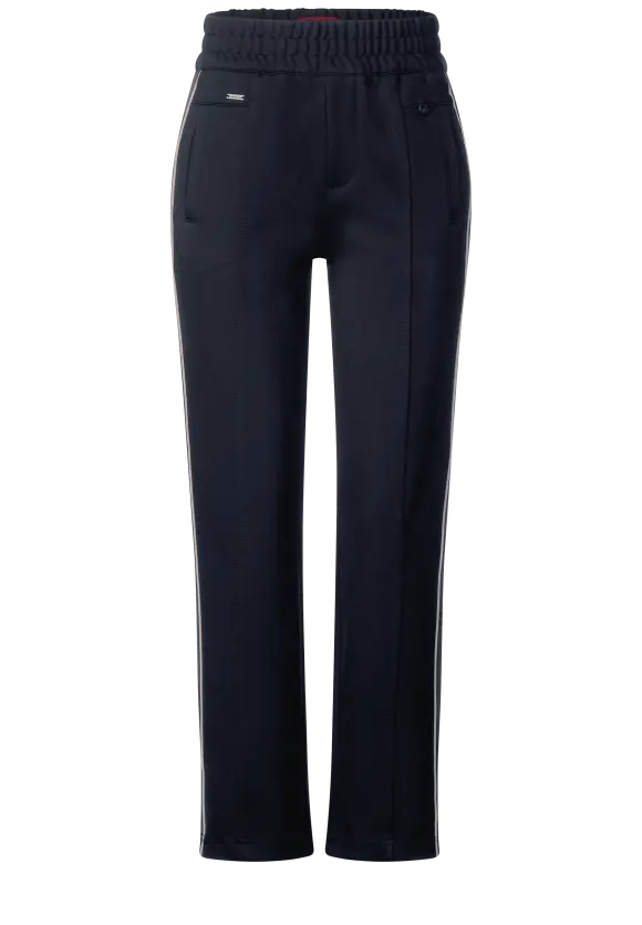 Loose Fit Colourblock Hose - deep blue