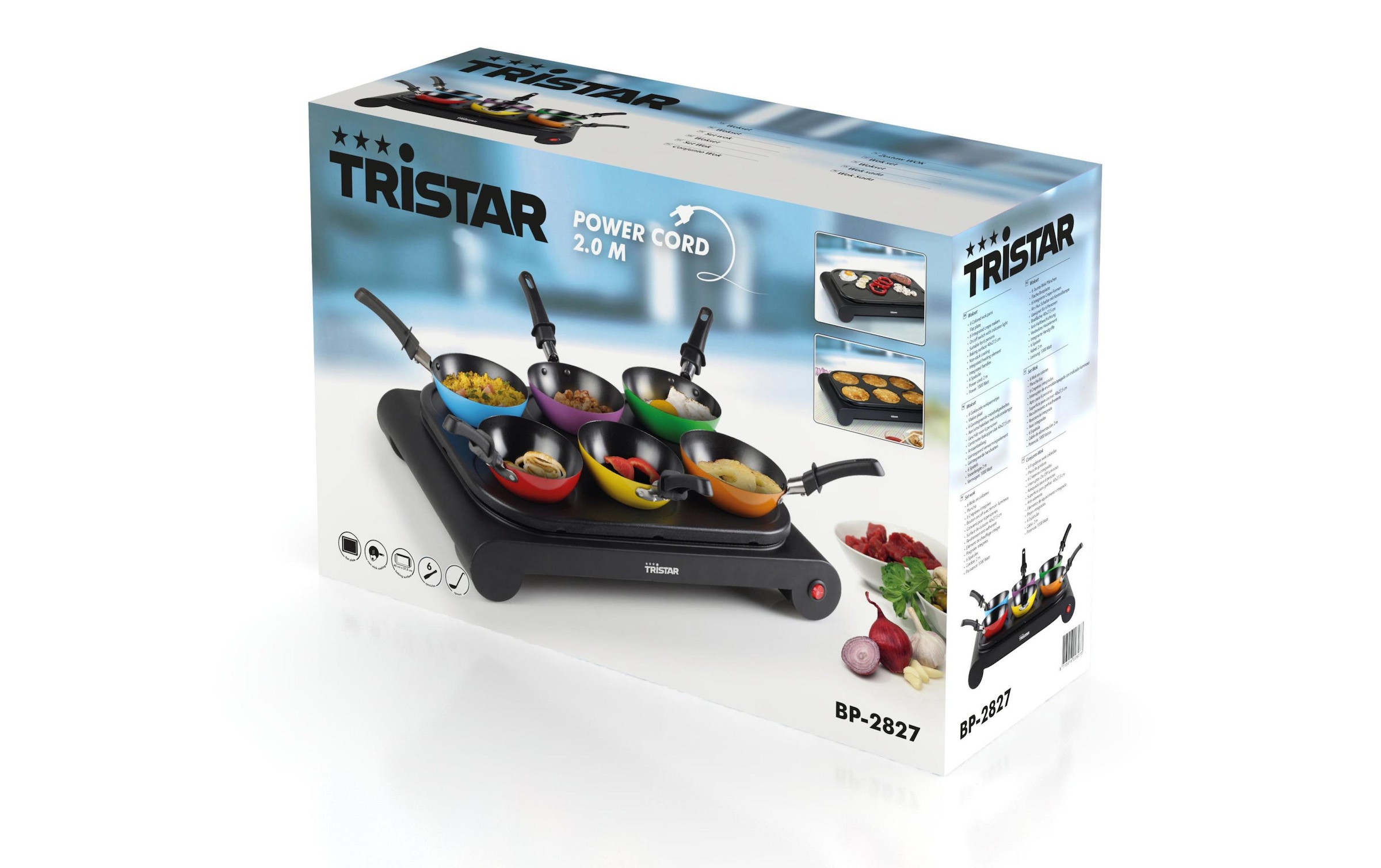 Tristar Raclette »Wok Set für 6 Personen« 1.000 W