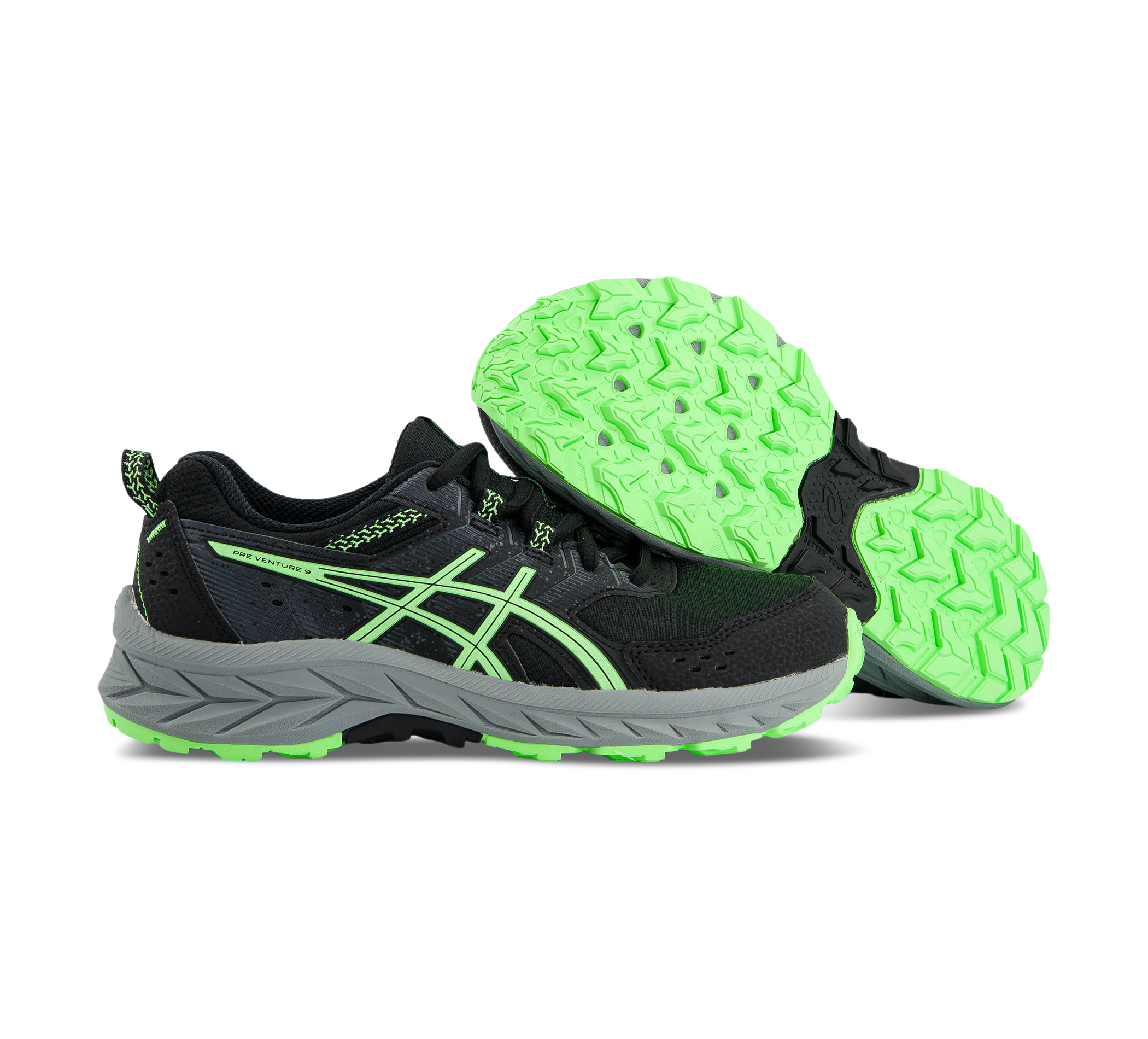 Asics PRE-VENTURE 9 GS schwarz