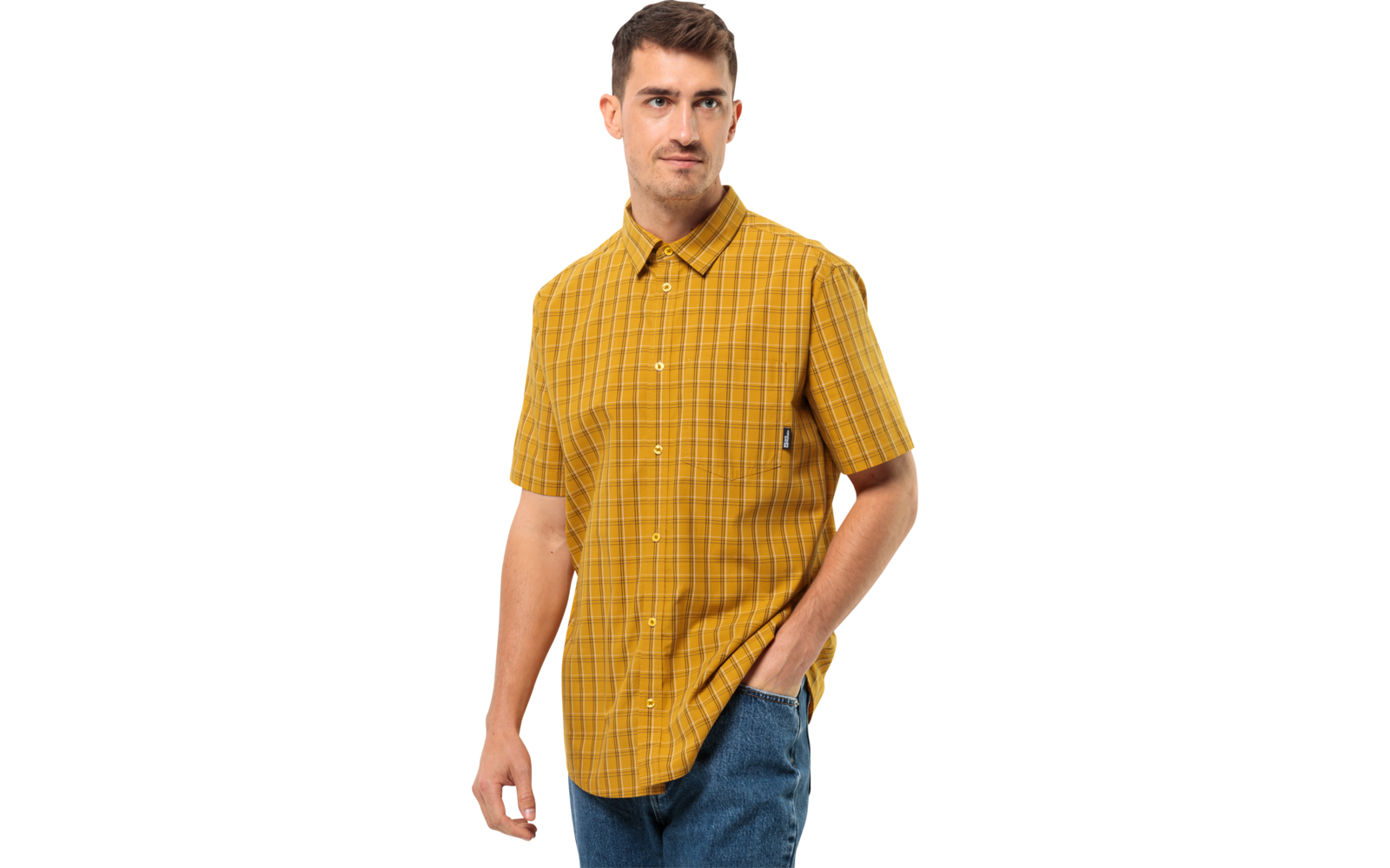 Jack Wolfskin Hot Springs Shirt Herren Kurzarmhemd