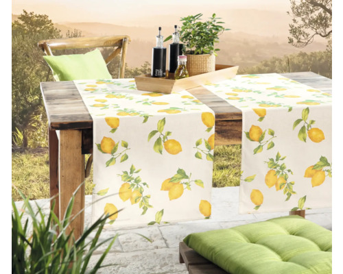 Tafelloper citroen 40x140 cm