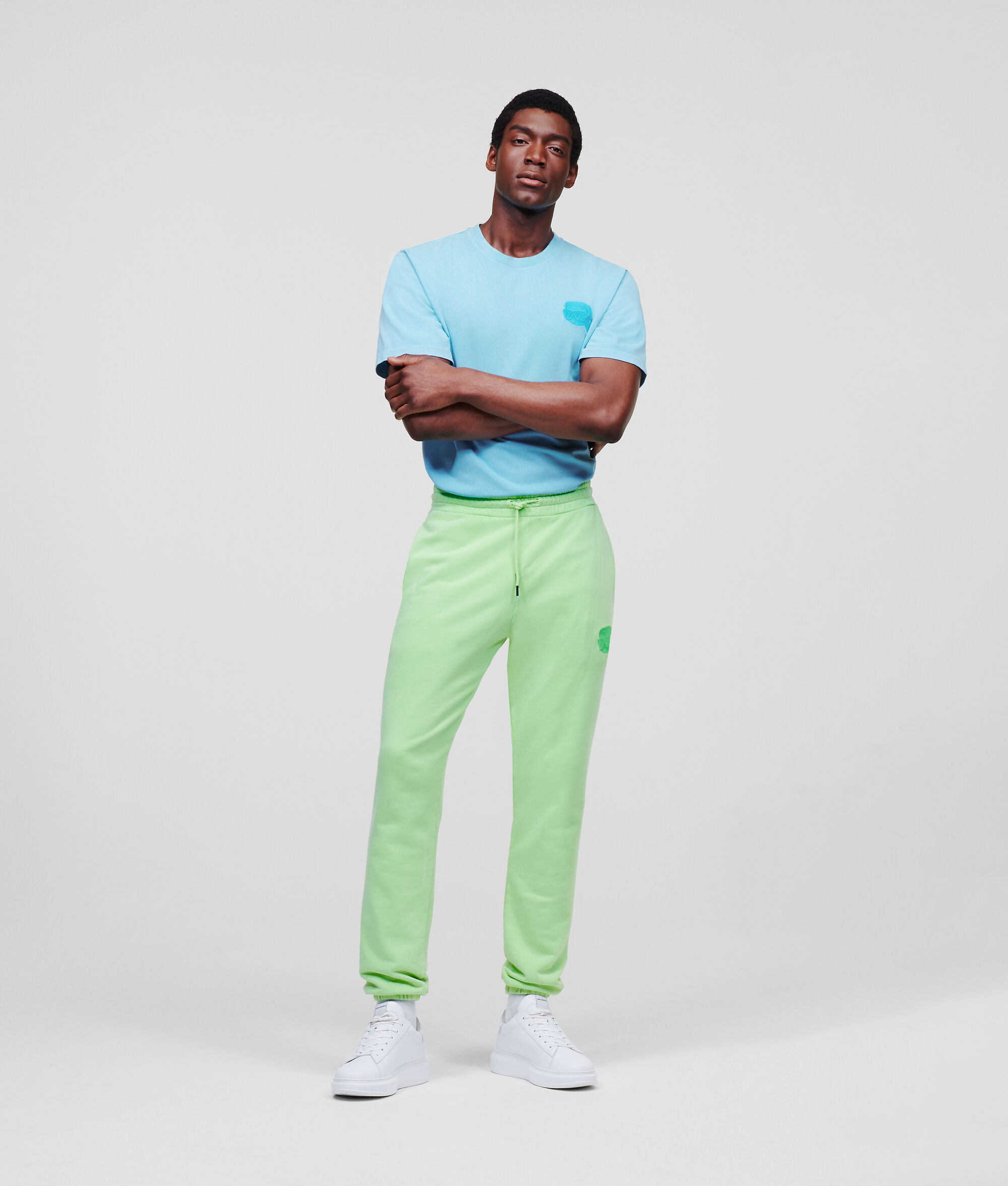 PANTALON DE JOGGING KARL IKONIK TON SUR TON