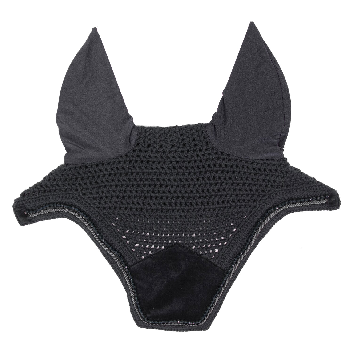 KENTUCKY Fliegenhaube Wellington Velvet Pearls  - schwarz - WB