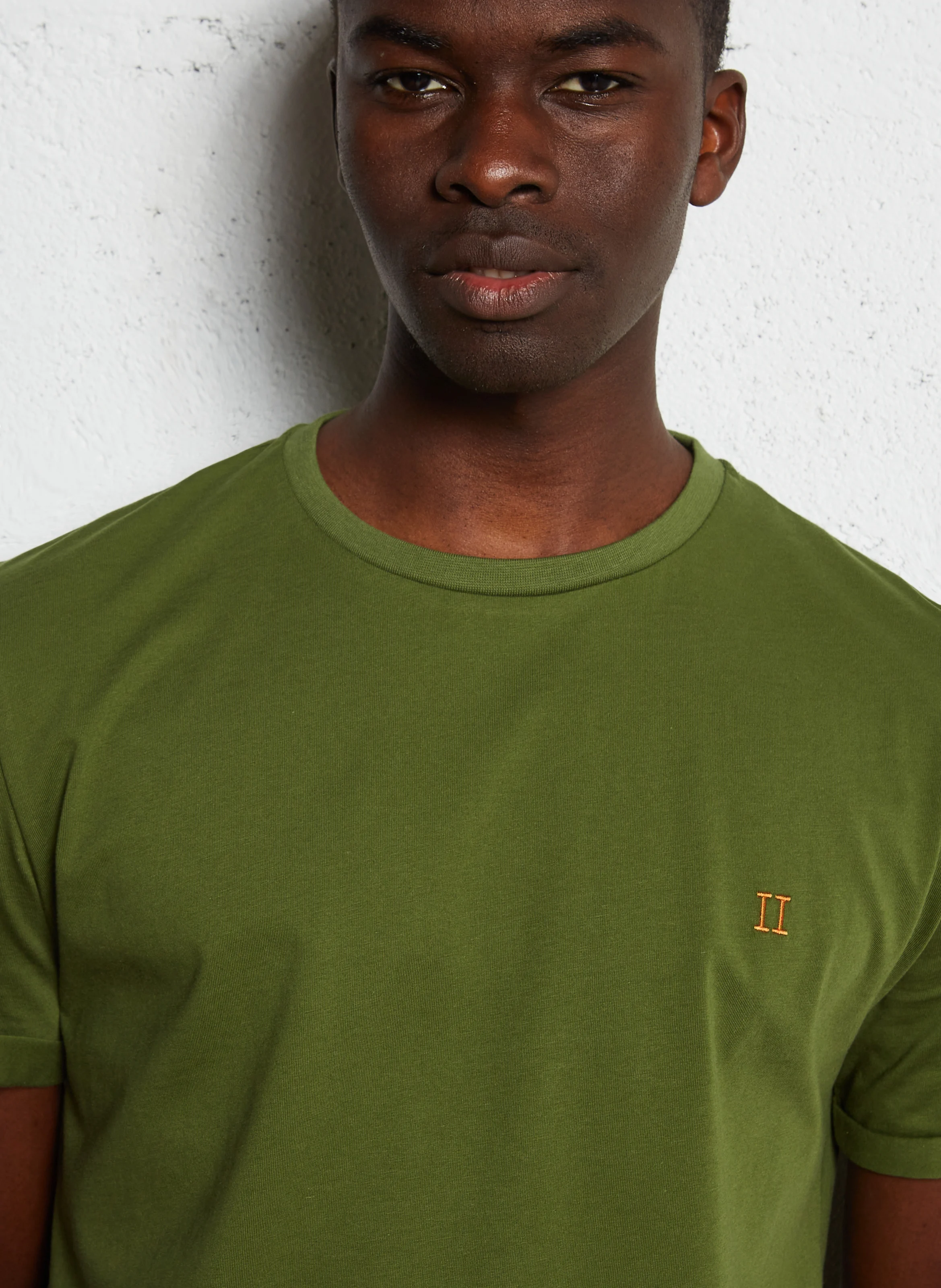 NORREGAARD - Tee-shirt col rond en coton | Vert