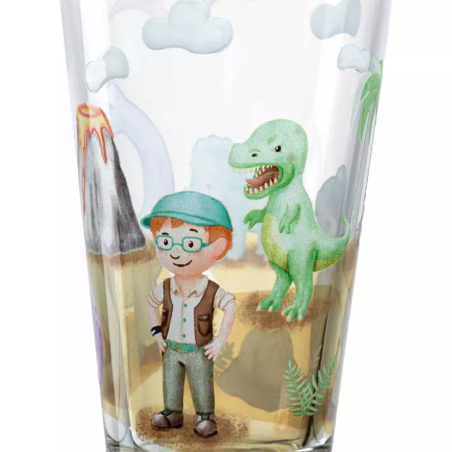 Leonardo Kinderbecher Bambini Avventura 215 ml & 300 ml 2er Set grün