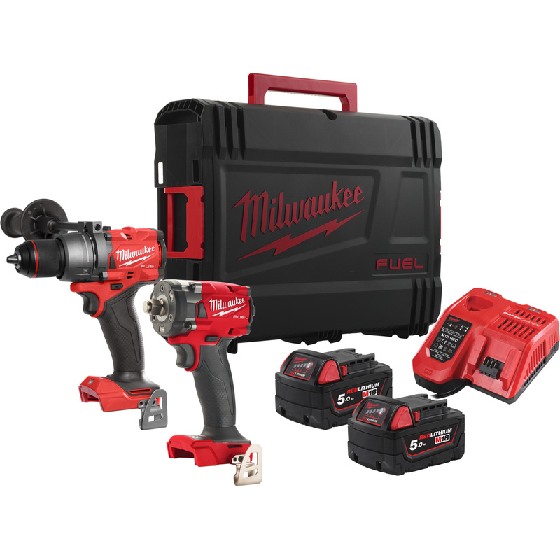 Milwaukee M18 FPP2B3-502X combopack 18V 2x 5,0Ah Li-ion
