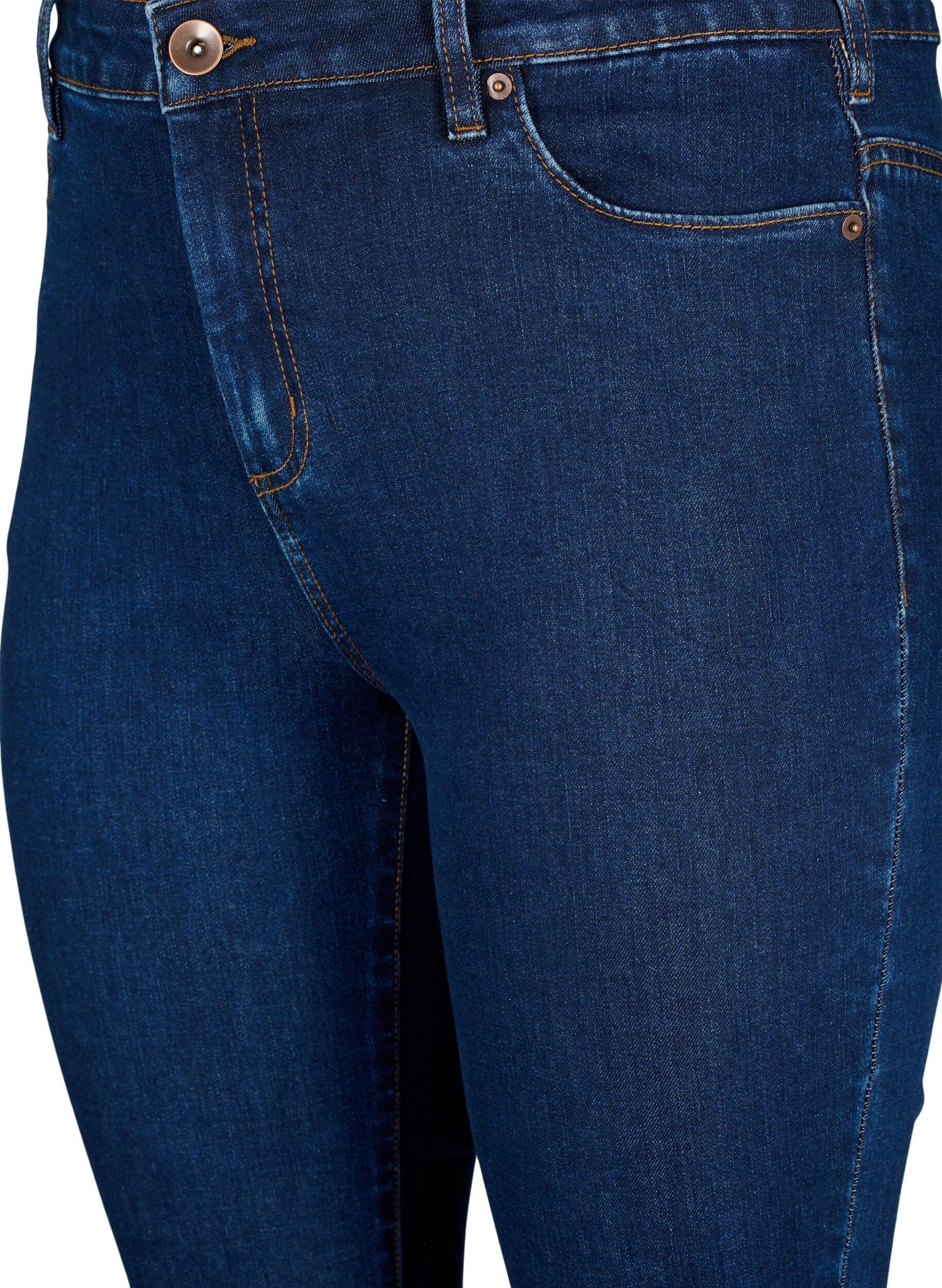 Amy jeans med høj talje og super slim fit