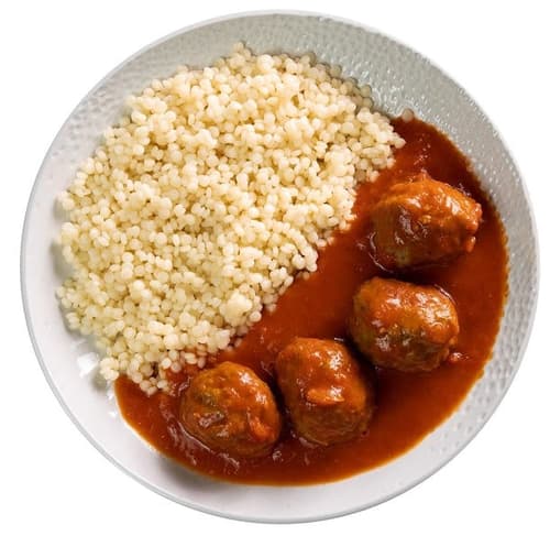 Fleischbällchen In Tomatensauce mit Eiergraupen von Petr Bureš